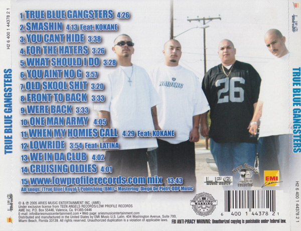 True Blue Gangsters Chicano Rap